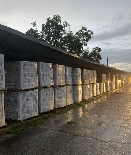 A disaster distribution center